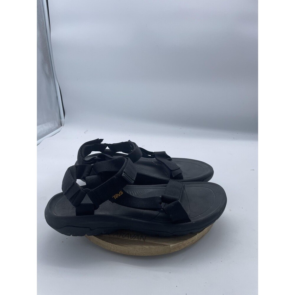 Teva Hurricane Sandals Mens 11 Black Sport Hiking Water Comfort Outdoor Shoes